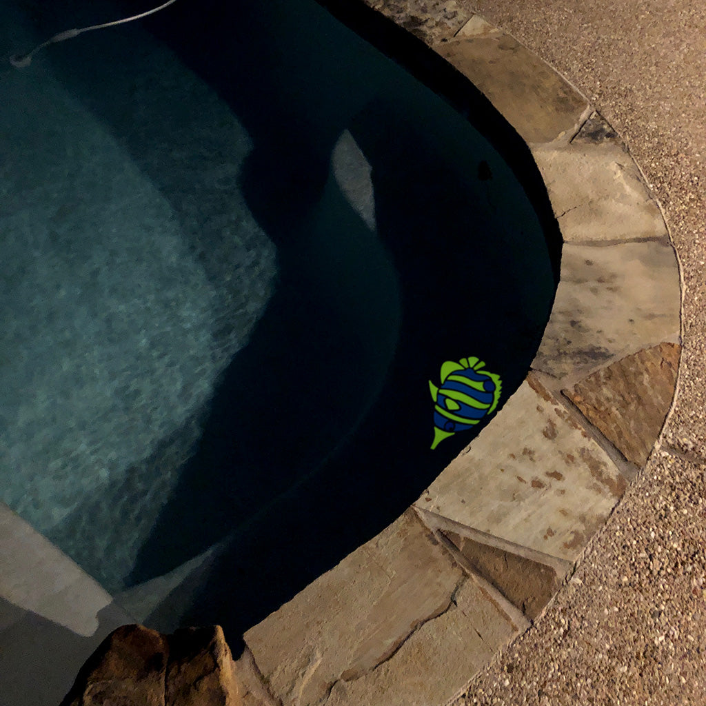 Copperband ButterflyFish Glow-in-the-Dark Mosaic