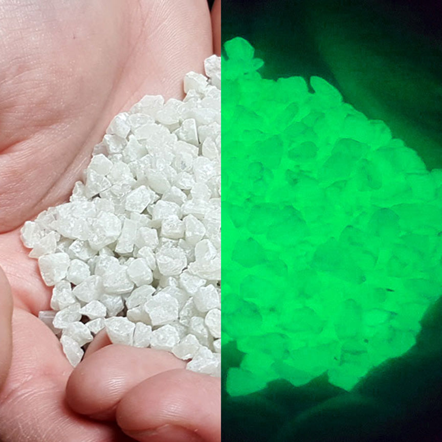 Glow in the Dark Aggregates - White Daytime / Firefly Nighttime